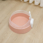 Large Semi-Enclosed Cat Litter Box with Shovel