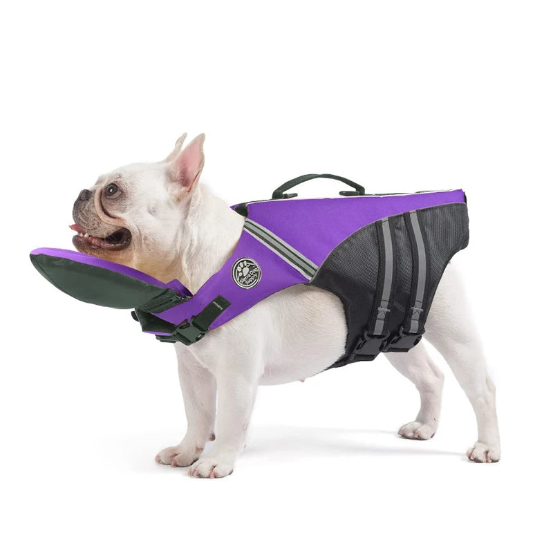 Dog Life Jacket - Adjustable Safety Swimming Vest for Dogs
