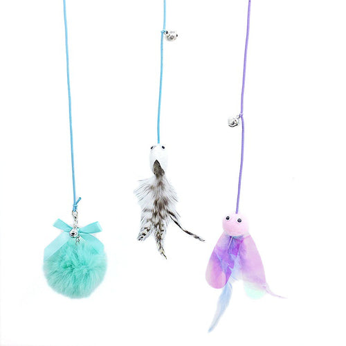 "Star Smart Cat Adjustable Swing Door Cat Toy"