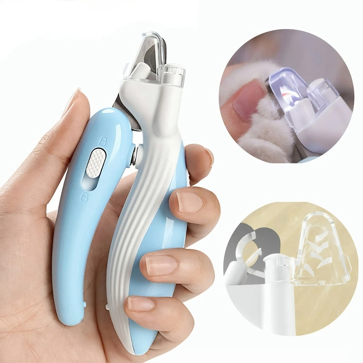 Pet Nail Clipper with LED Light for Safe Claw Trimming