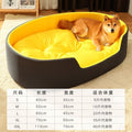 Universal pet dog bed with removable washable cover in various colors and sizes for dogs and cats