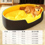 Universal pet dog bed with removable washable cover in various colors and sizes for dogs and cats