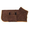 Quick-Dry Coral Fleece Pet Bathrobe with Embroidery