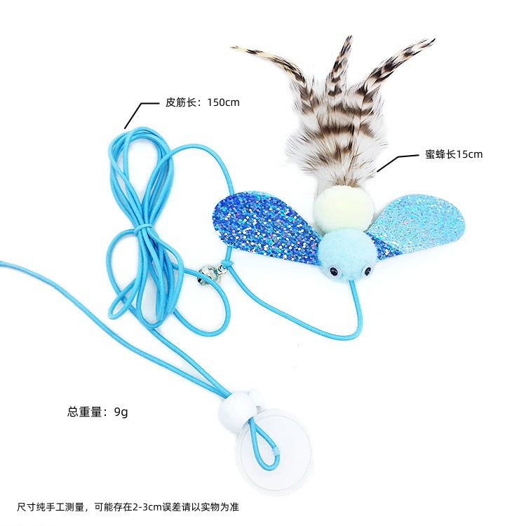 "Star Smart Cat Adjustable Swing Door Cat Toy"