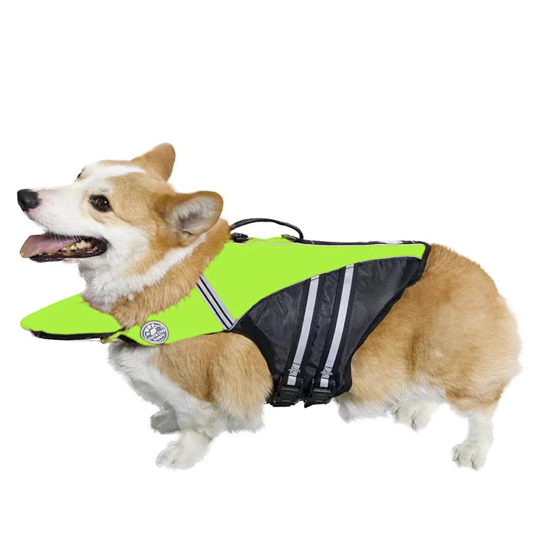 Dog Life Jacket - Adjustable Safety Swimming Vest for Dogs