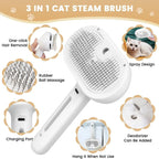 Pet Steam Grooming Comb