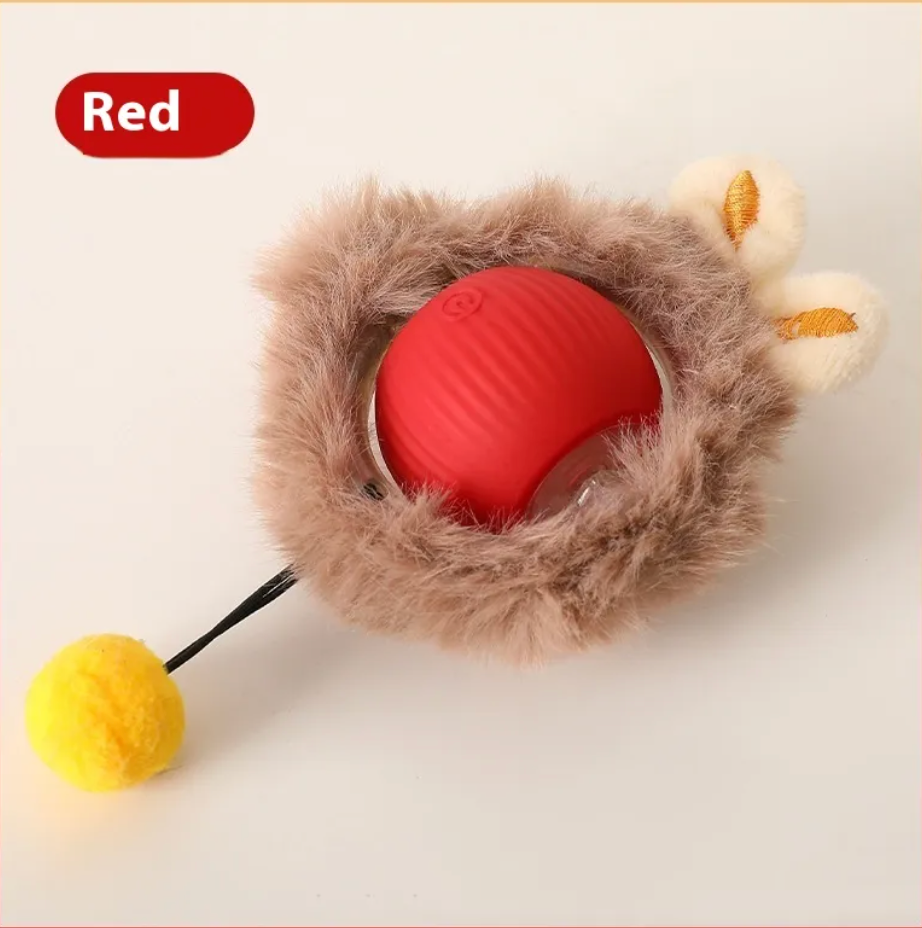 Self-Rolling Cat Toy