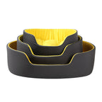 Universal pet dog bed with removable washable cover in various colors and sizes for dogs and cats