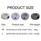 Felt Donut Cat Tunnel Bed