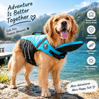 Dog Life Jacket - Adjustable Safety Swimming Vest for Dogs