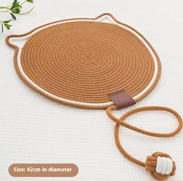 Braided Cotton Cat Mat