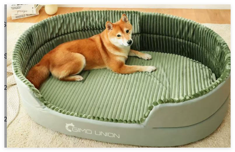 Universal pet dog bed with removable washable cover in various colors and sizes for dogs and cats