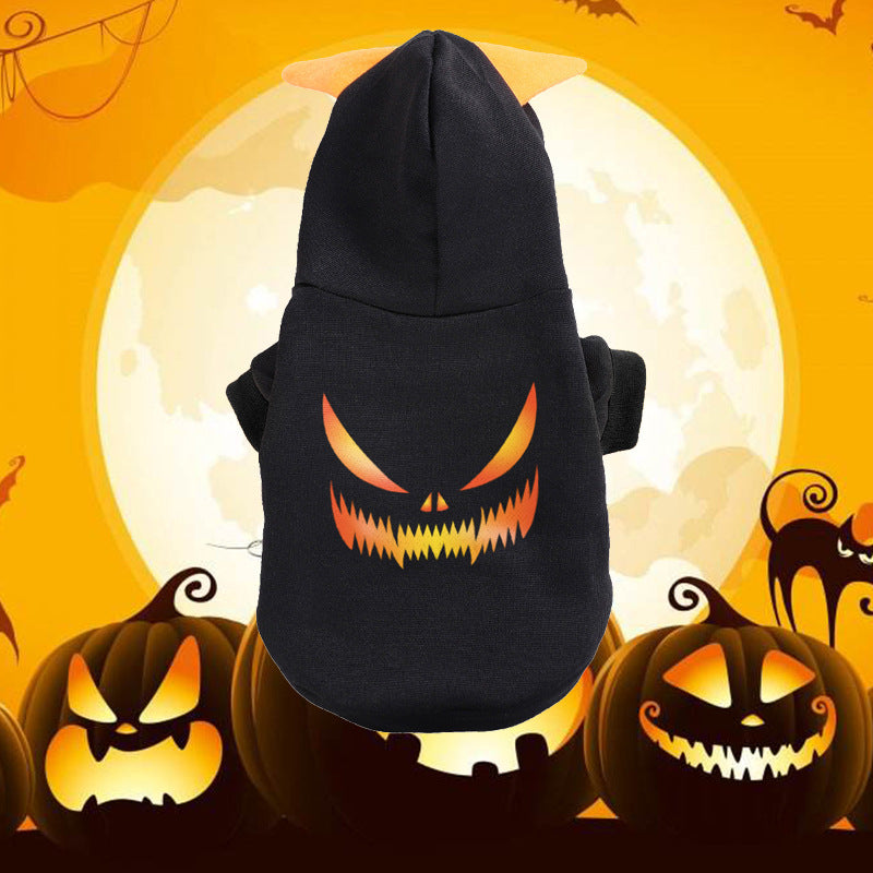 Halloween Pumpkin Sweater for Dogs