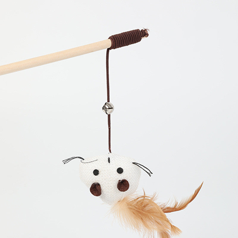 Wholesale Cat Toys - Interactive Sisal Cat Teaser Wand
