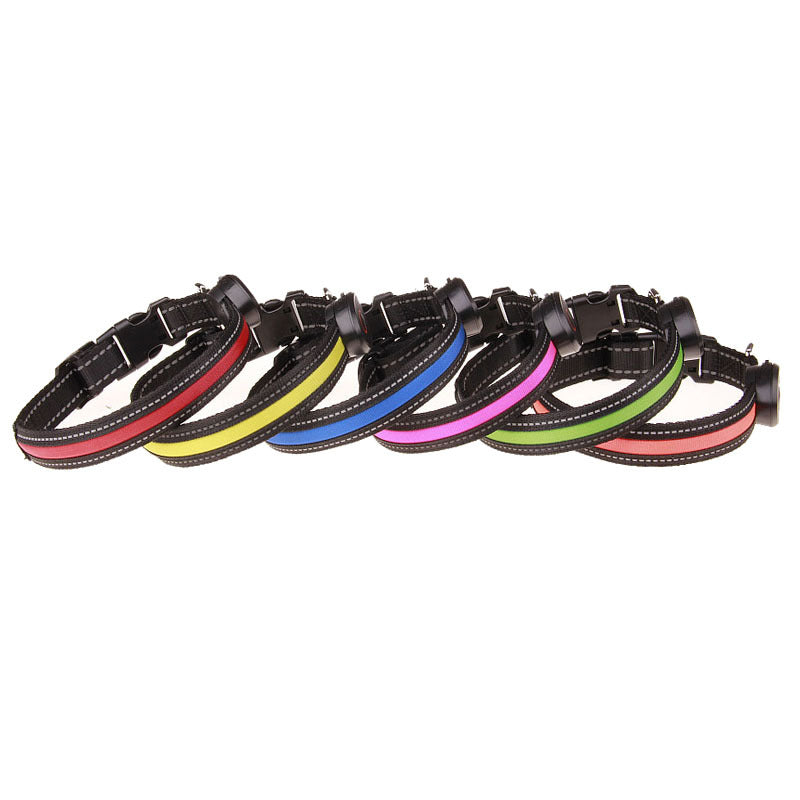 Luminous Dog Collar for Nighttime Visibility
