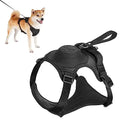 Small and medium dog harness with automatic retractable lead set