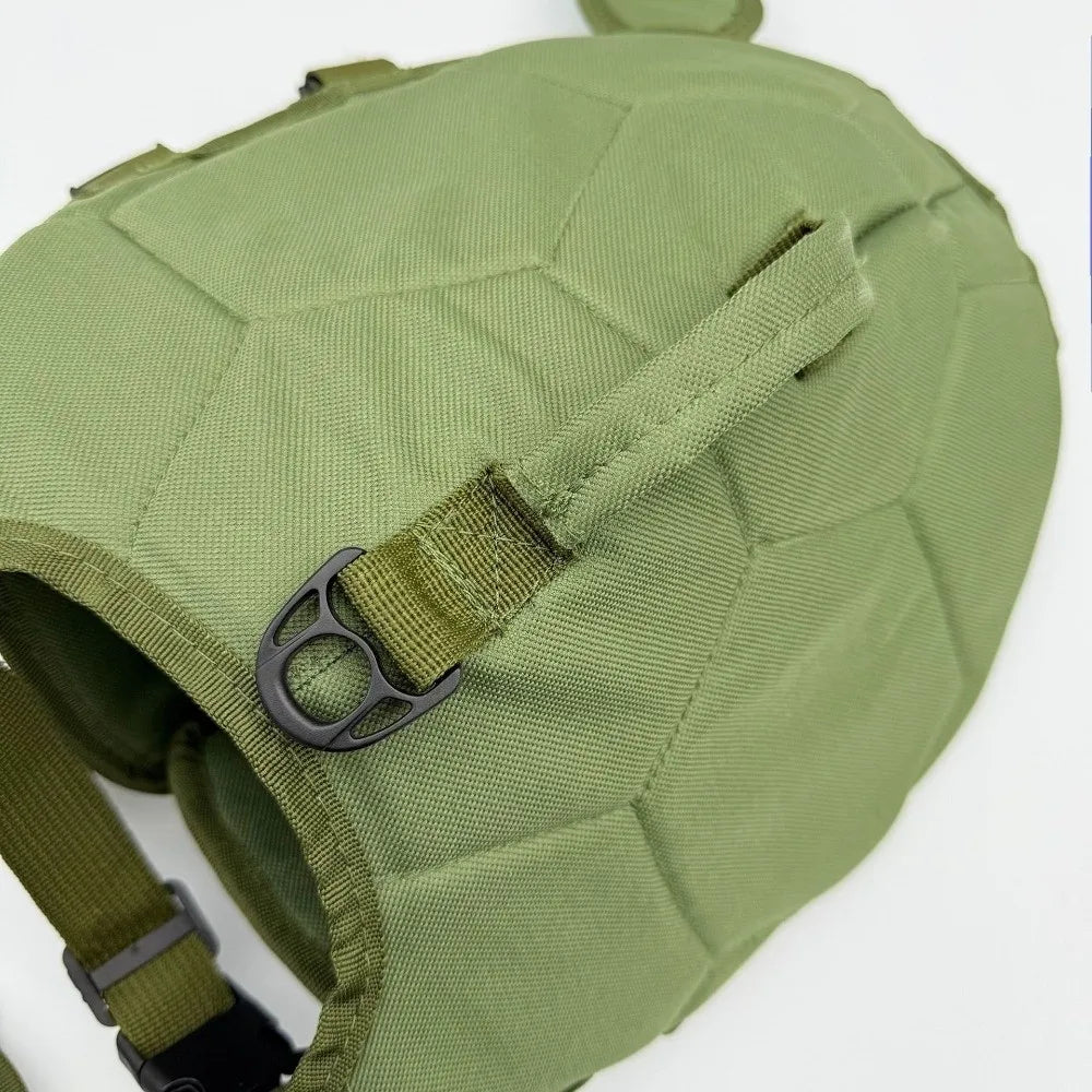 Dog turtle life vest floatation jacket with safety handle